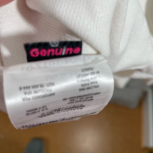 Volcom White Overall Front Zip Teen Mini Dress Skirt Jumper Summer Medium NWT - Picture 7 of 16